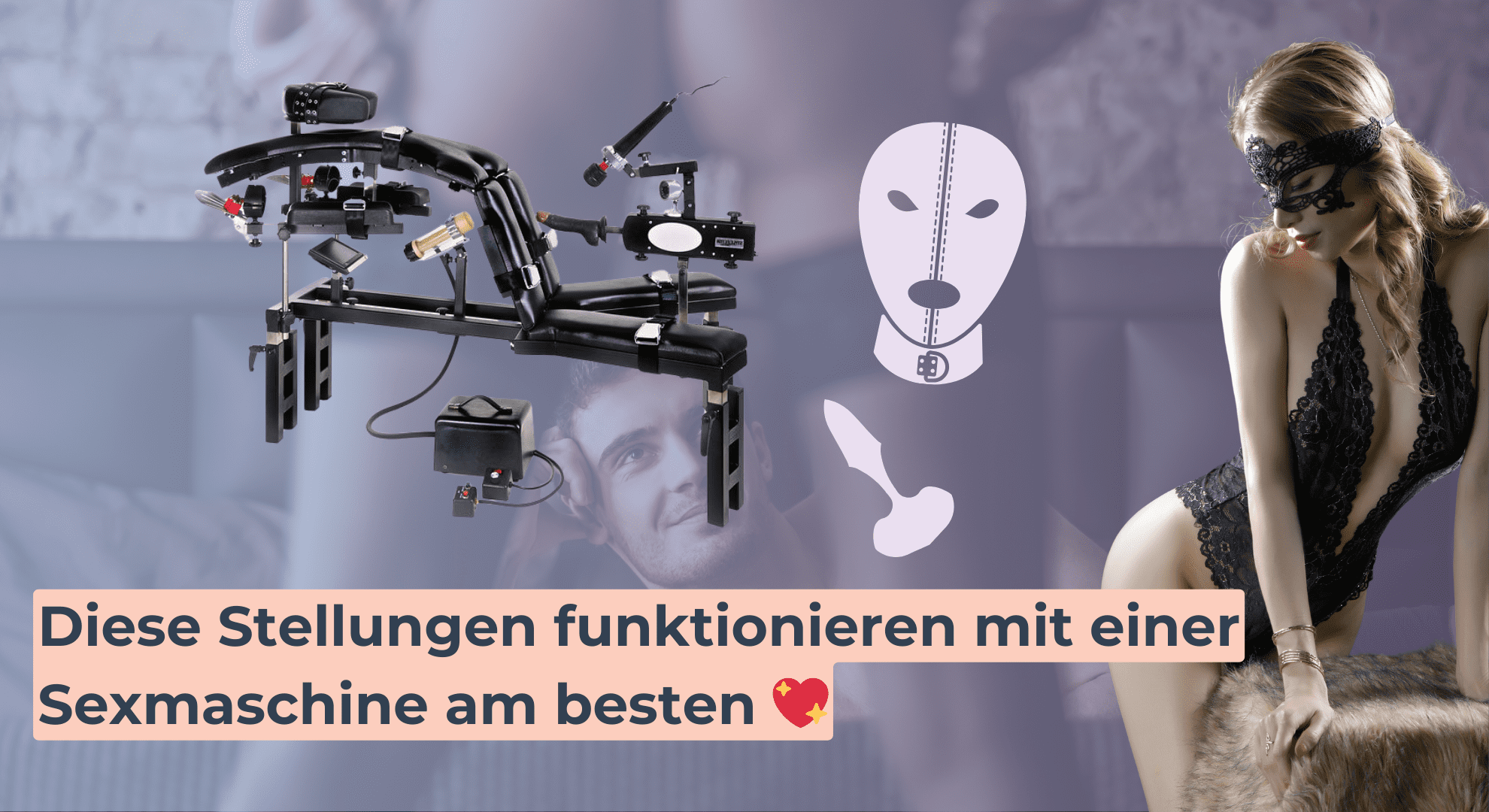 Diese Stellungen funktionieren mit einer Sexmaschine am besten 💖 Diese Stellungen funktionieren mit einer Sexmaschine am besten 💖