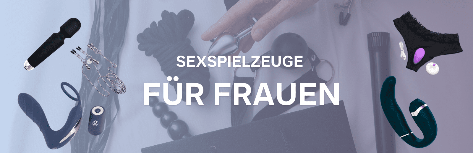 Sexspielzeuge für Sie - Kategorie Header